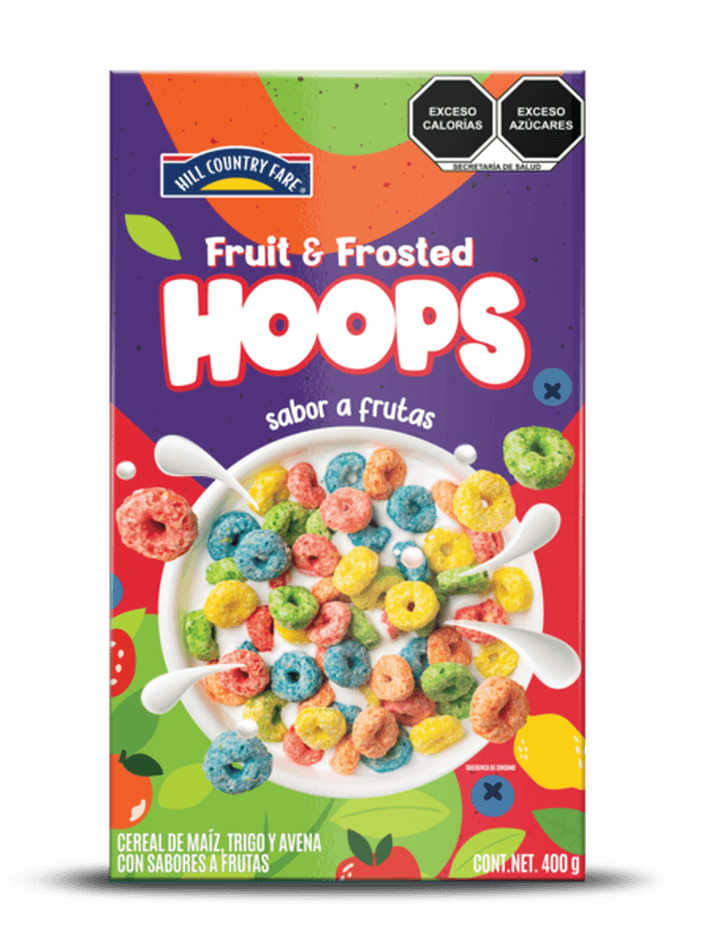 HCF Cereal Fruit Frosted Hoops 350 g Mi Tienda del Ahorro