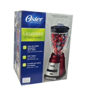 Oster Licuadora 12 Velocidades Vaso Vidrio 1 pz