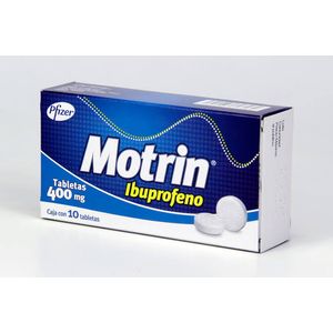 Motrin 400 Mg 10 Tab Ibuprofeno 10 Pz