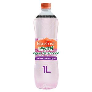 Agua Infusionada Levité con Toque Sabor Frutos Rojos 1 L