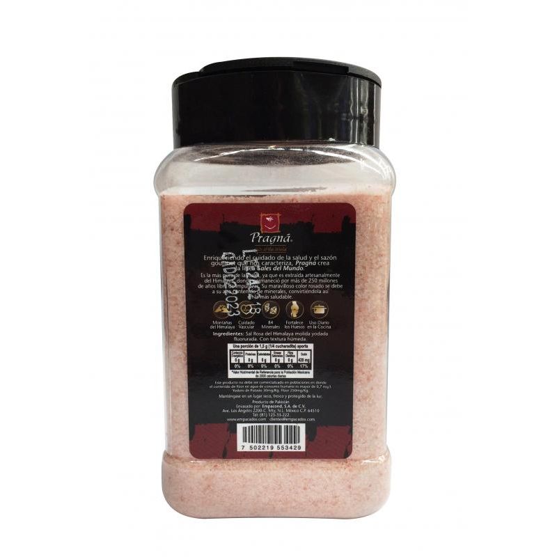 Sal Rosa Del Himalaya Molida Pragná 500 Gr