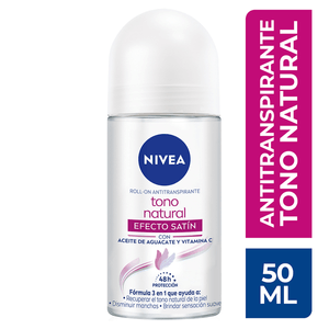 NIVEA Desodorante Aclarante Tono Natural Efecto Satín 50 ml