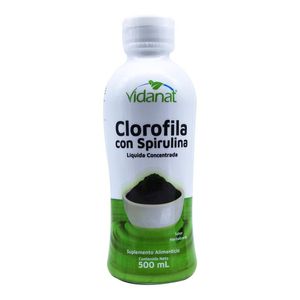 Clorofila Spirulina 500 Ml 1 Pz