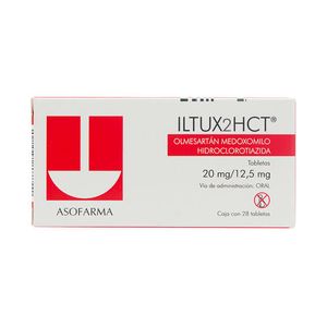 Iltux2hct 20mg/12.5mg Tabletas 28 Pz