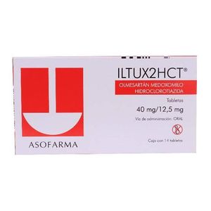 Iltux2hct 40mg/12.5mg Tabletas 14 Pz