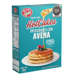 Harina Para Hot Cakes Integrales con Avena 500 Gr