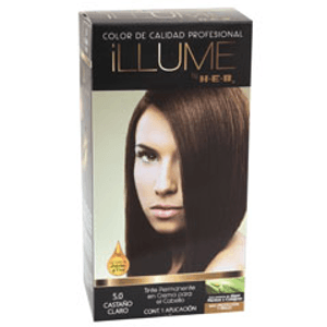 Tinte Permanente Illume Castaño Claro 5.0 1 Pz