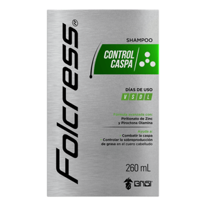 Folcress Shampoo Contra Caspa 260 Ml