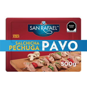 San Rafael Salchicha de Pechuga de Pavo 500 g