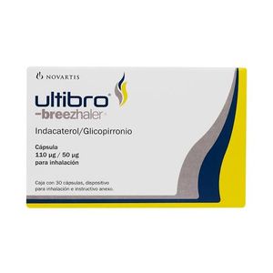 Ultibro Inhalad 100/50 Ug Capsulas 30 Pz