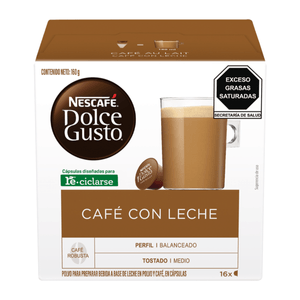 Café en Cápsula Dolce Gusto Café Au Lait 16cap 197 Gr