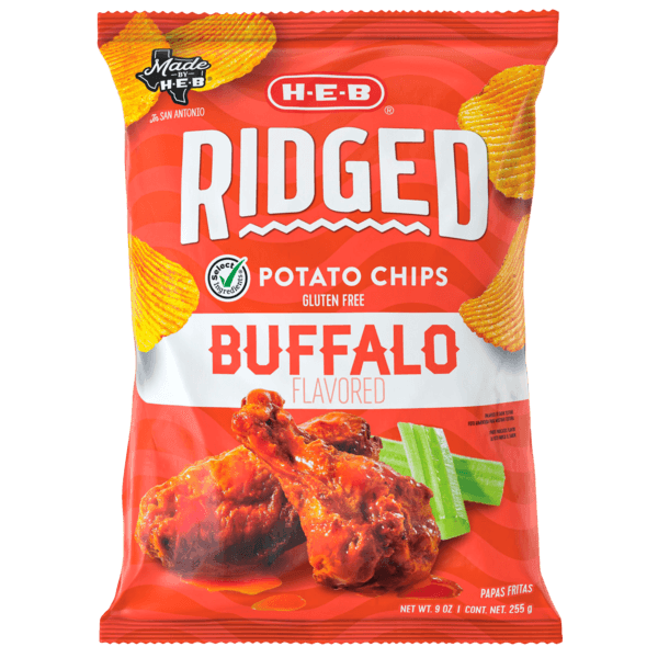 HEB Papas Fritas Ridged Buffalo Flavored 255 g HEB México