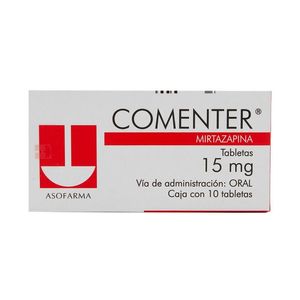 Comenter 15 Mg Tab 10 Mirtazapina 10 Pz