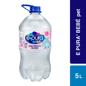 E Pura Agua Para Bebe Purificada 5 L