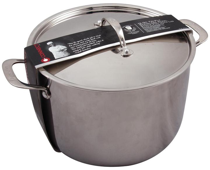 Heb Experts Cacerola 24x6.5cm Acero Inox Ind C/Tap - H-E-B México