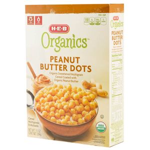 HEB Organics Cereal Crema de Cacahuate 284 g