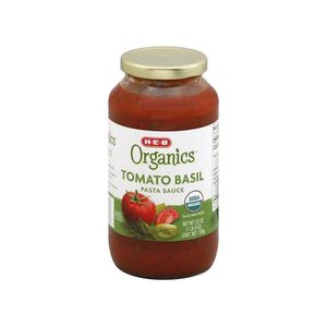 Salsa Para Pasta Tomate Y Albahaca Organica 709 Gr