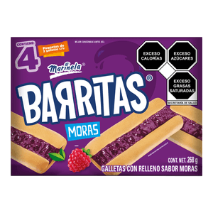 Marinela Galletas Barritas Mora 268 g