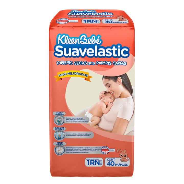 Pañales KleenBebé Suavelastic Etapa Recién Nacido Unisex 40