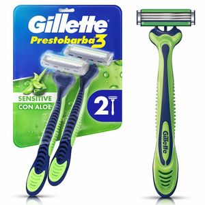 Prestobarba3 Sensitive Rastrillo Desechable 2 Un 2 Pz