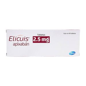 Elicuis 2.5 Mg 60 Tab Apixaban 60 Pz