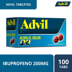 Advil Analgesico 200 Mg con 100 pz