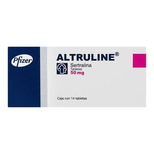 Altruline 50 Mg Tab 14 Clorhidrato de Sertralina 14 Pz