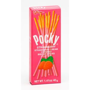 Pocky Galletas con Cobertura de Fresa 40 g