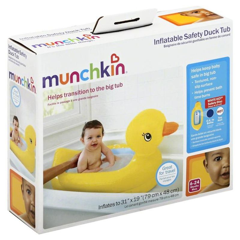 Baignoire de sécurité pour bébé gonflable Munchkin White Hot