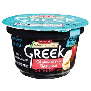 HEB Yogurt Griego Fresa Plátano 150 g