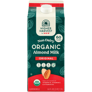 HEB Organics Leche Organica de Almendras Original 1.89 L Higher Harvest Leche Organica de Almendras Original 1.89 L