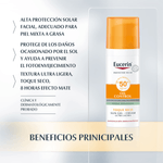 Eucerin Sun Fc Toque Seco Oil Control FPS 50+ 50 Ml en Farmacias y  Perfumerías Lider