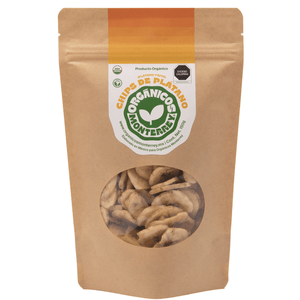 Chips de Plátano Frito Orgánicos 150 Gr