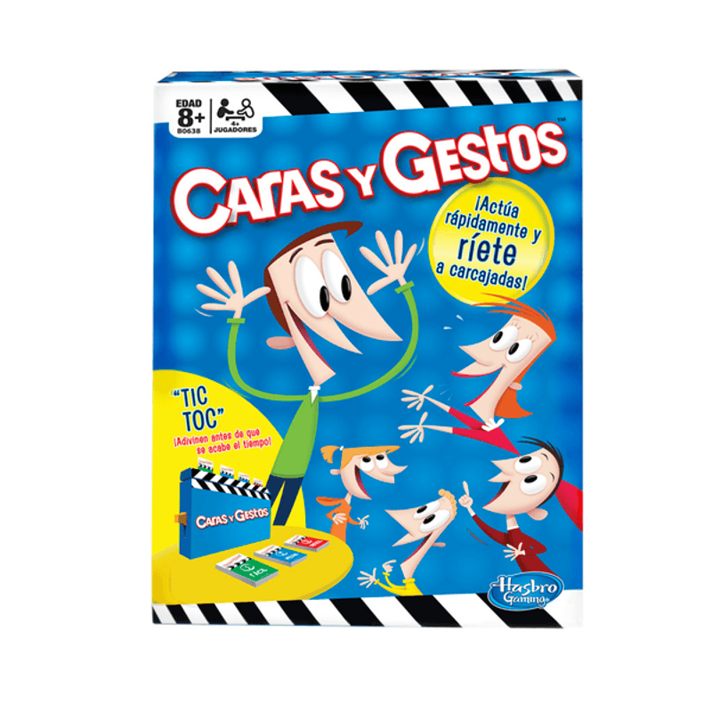 Hasbro Gaming Juego de Mesa Caras Y Gestos 1 Pz H E B M xico