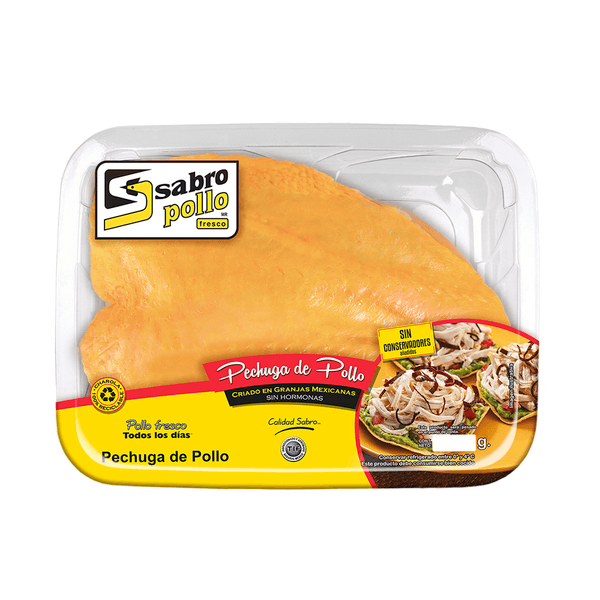 HCF Pechuga de Pollo sin Hueso sin Piel Congelado 1 kg - H-E-B México