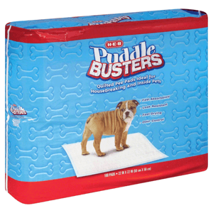 HEB Pañal para Perro Puddle Busters 100 pz HEB Puddle Busters Pañal para Perro con 50 pz