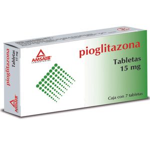 Pioglitazona 15 Mg 7 Tabletas Gen 7 Pz