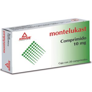 Montelukast 10 Mg 20 Comprimidos Gen 20 Pz