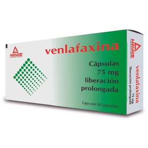 Venlafaxina Lp 75 Mg 20 Capsulas Gen 20 Pz