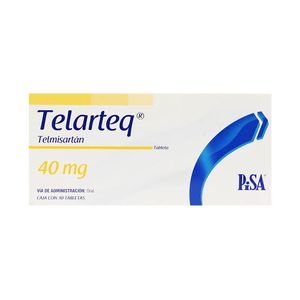 Telarteq 40 Mg 30 Tab Telmisartan 30 Pz