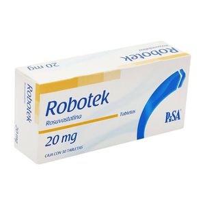 Robotek   20 Mg Tabletas 30 Pz