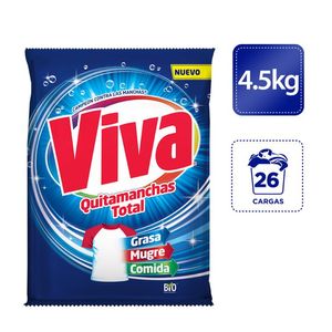 Detergente en polvo Viva Regular 4.5 kg Viva Detergente en polvo regular 4.5 kg