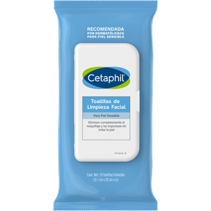 Cetaphil Toallitas de Limpieza Facial con 25 Toallitas