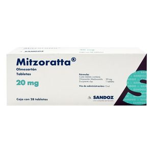 Mitzoratta 20 Mg Tabletas 28 Pz