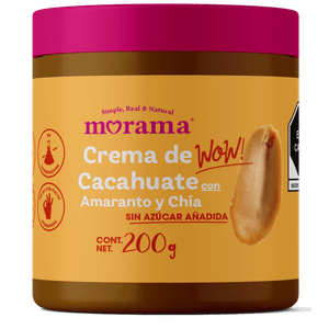 Crema de Cacahuate con Amaranto y Chía 200 g