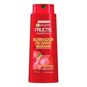 Garnier Fructis Shampoo Borrador de Daño 650 ml