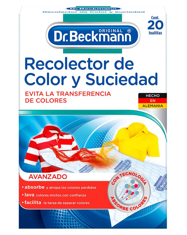 Toallitas Dr. Beckmann Recolector De Color Y Suciedad 20 Pz