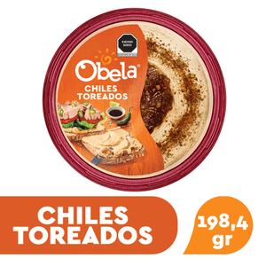 Obela Hummus Hummus Chiles Toreados 198.4 g