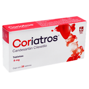 Coriatros 8mg Tabletas 28 Pz