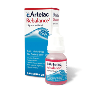 Bausch & Lomb Artelac Rebalance 0.15% Lagrimas Artificiales Gotas 10 ml
